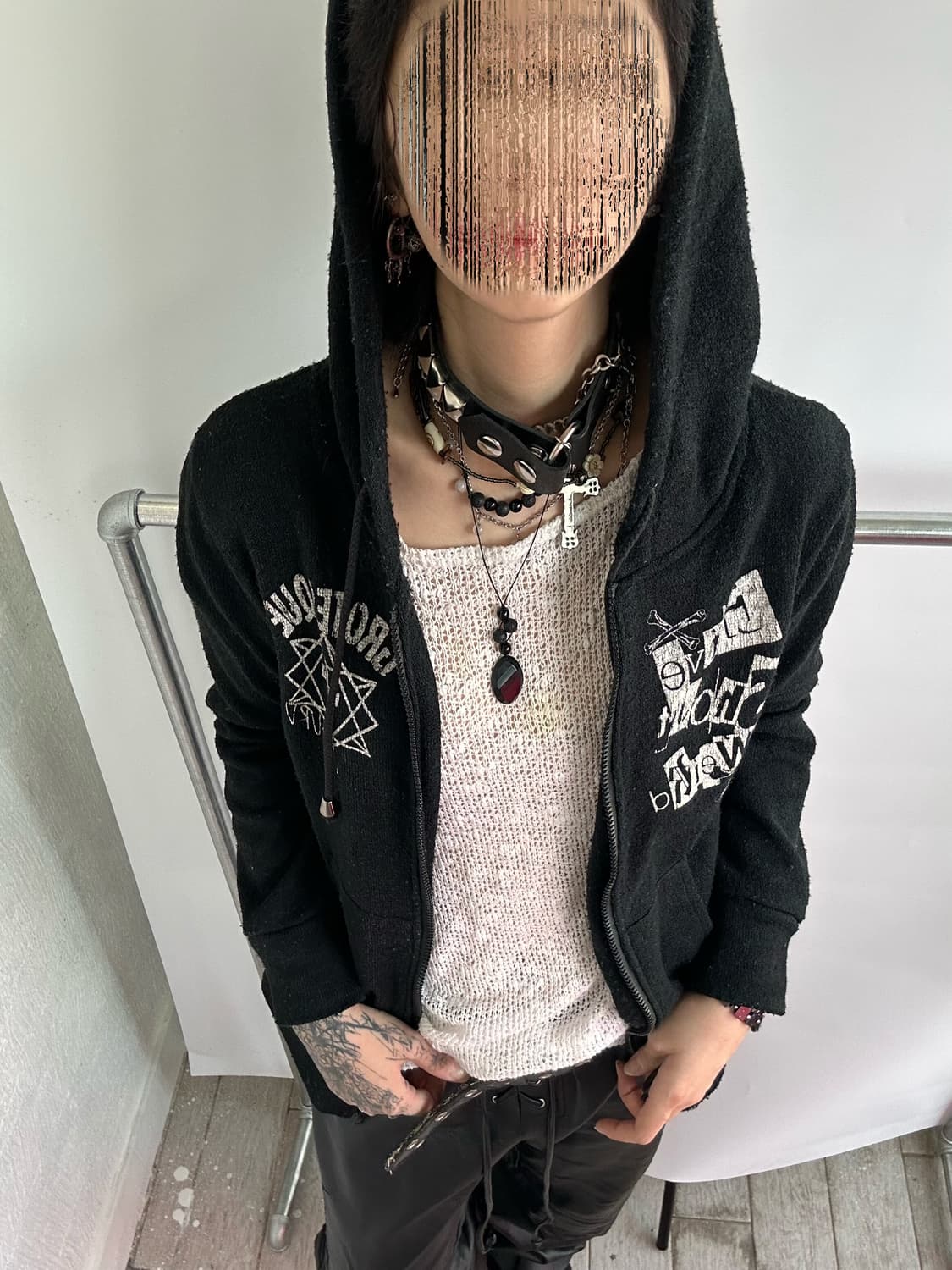 Ghost of harlem punk kint hooded 상품이미지2