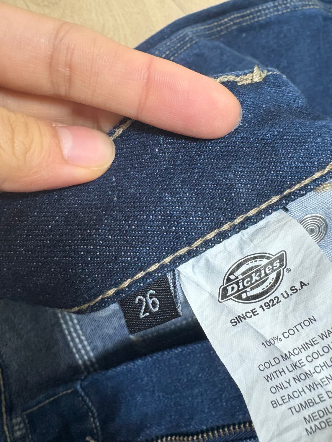 디키즈 진청 데님 26 상품이미지4