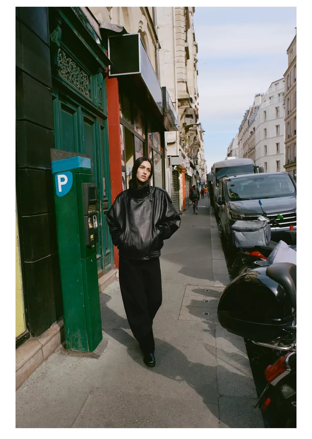 자라 페이크 레더 자켓 상품이미지2