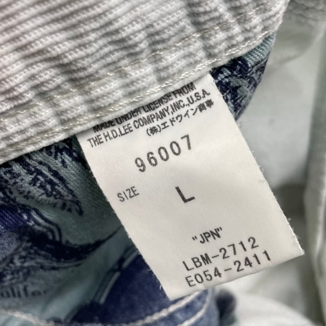 33 LEE 일본판 코듀로이 팬츠 상품이미지4