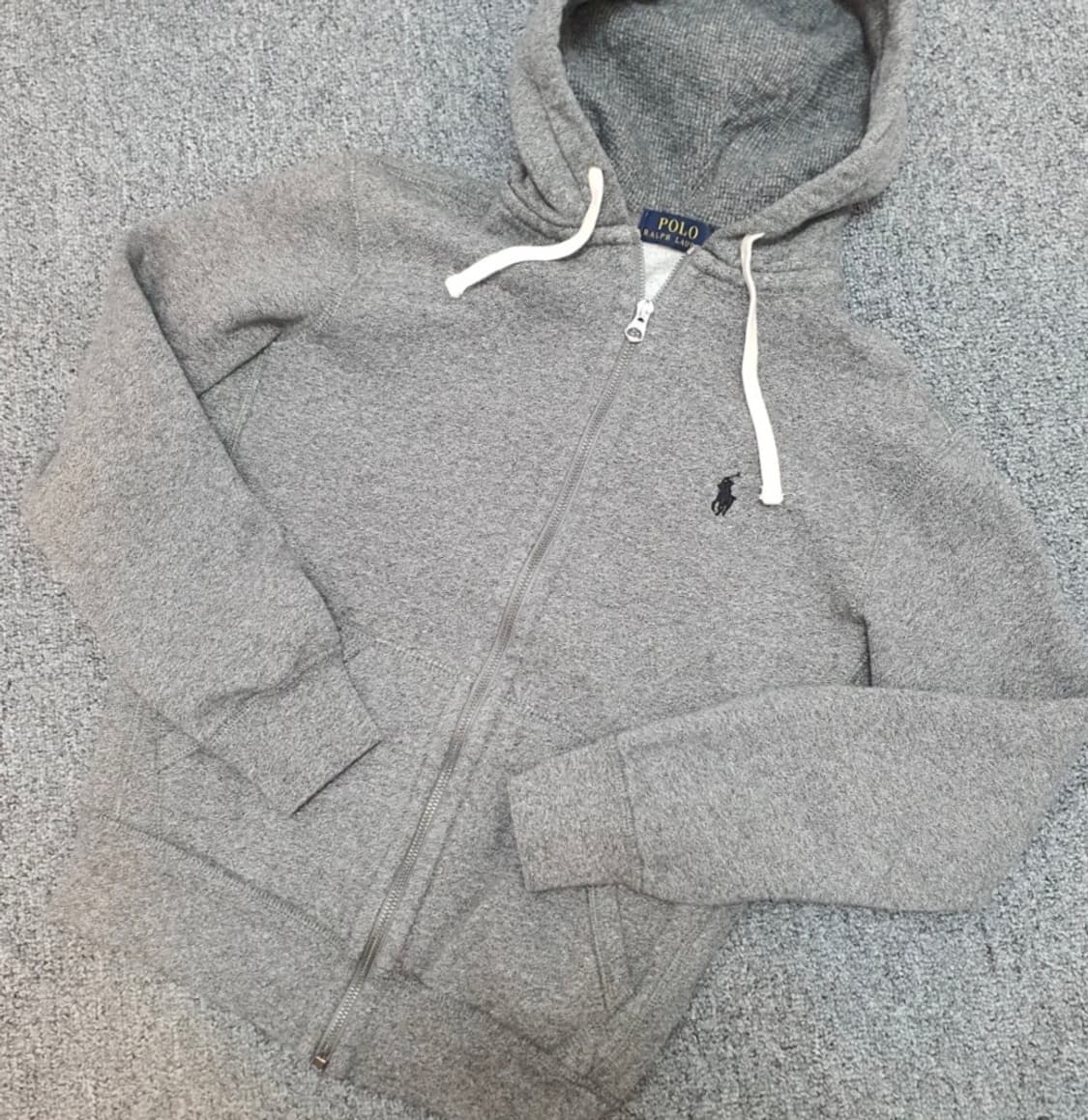 정품 폴로랄프로렌 그레이 와플 후드집업 xs 상품이미지2