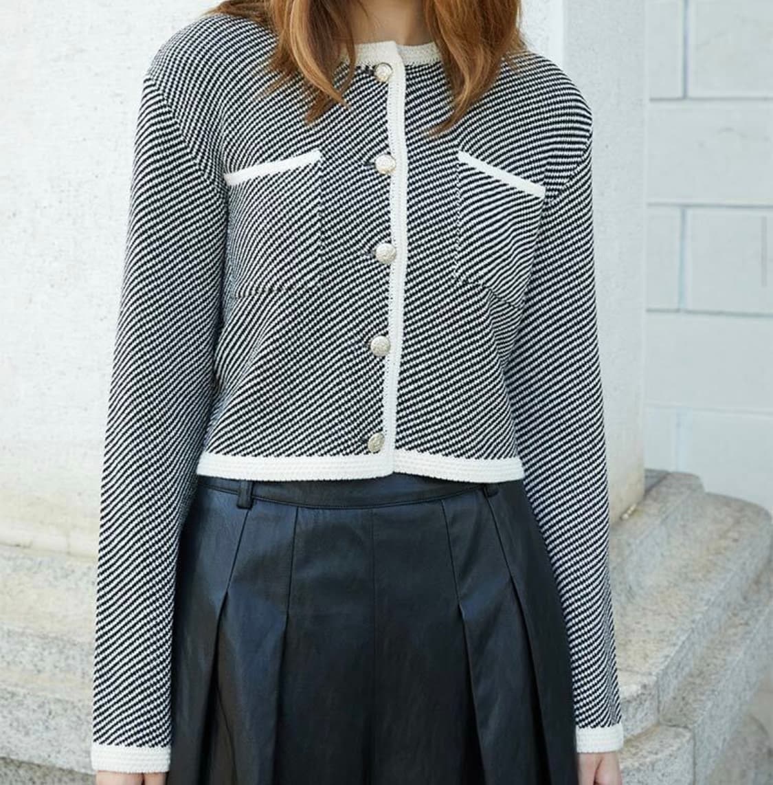 온앤온 diagonal striped cardigan 상품이미지4