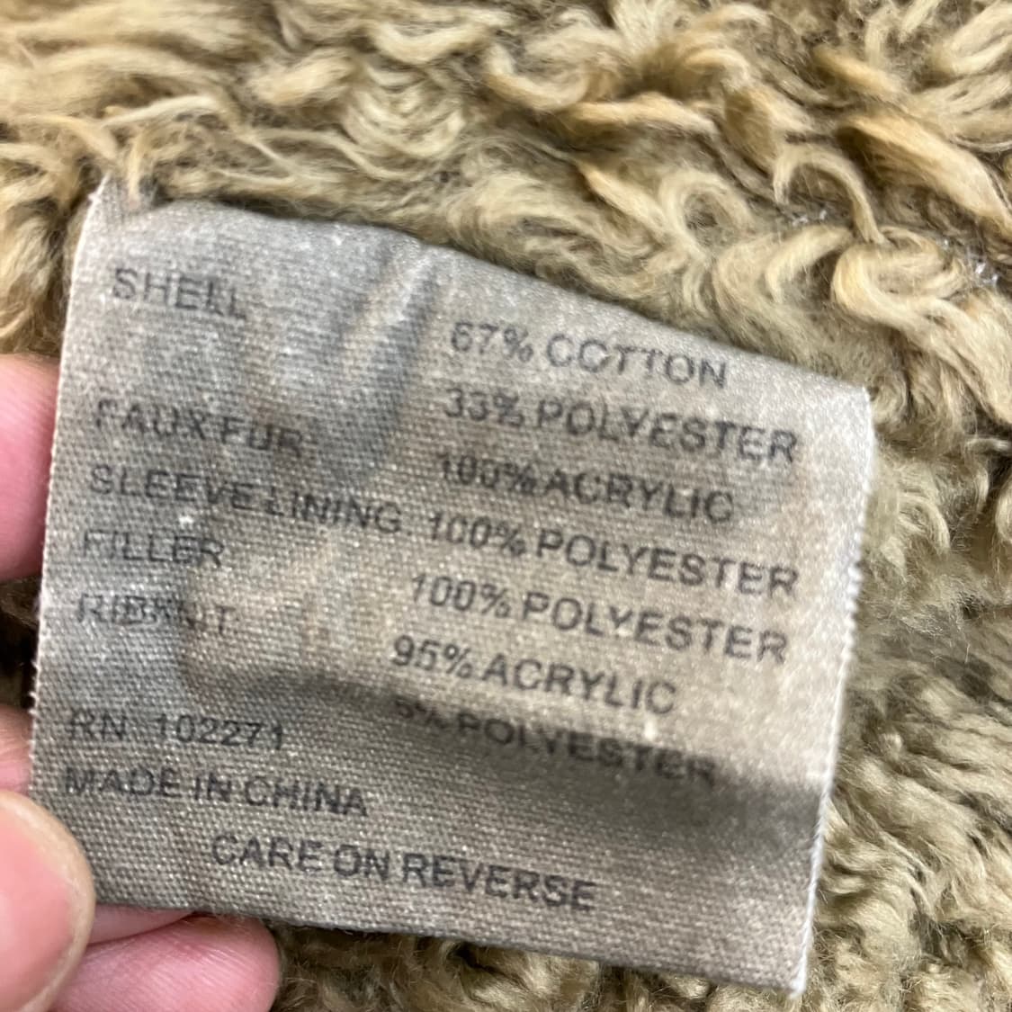 VTG 브라운 워싱 후드 점퍼 2XL 상품이미지6