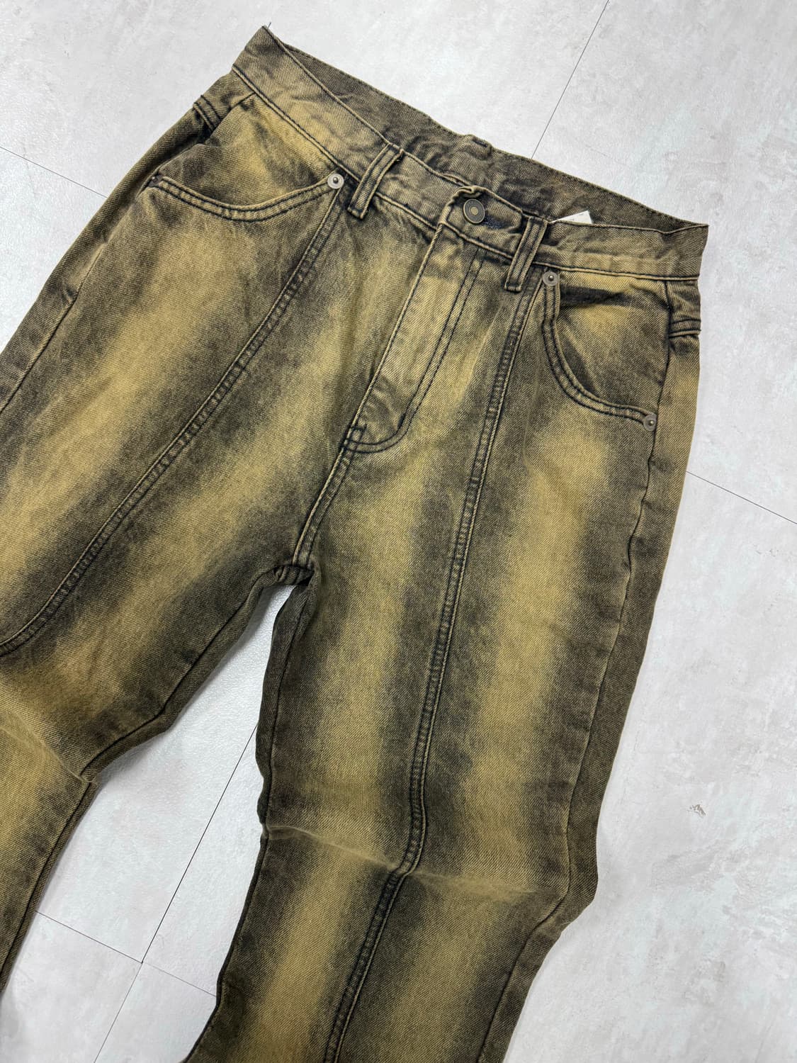 •Vintage  부츠컷 워싱 데님 상품이미지2