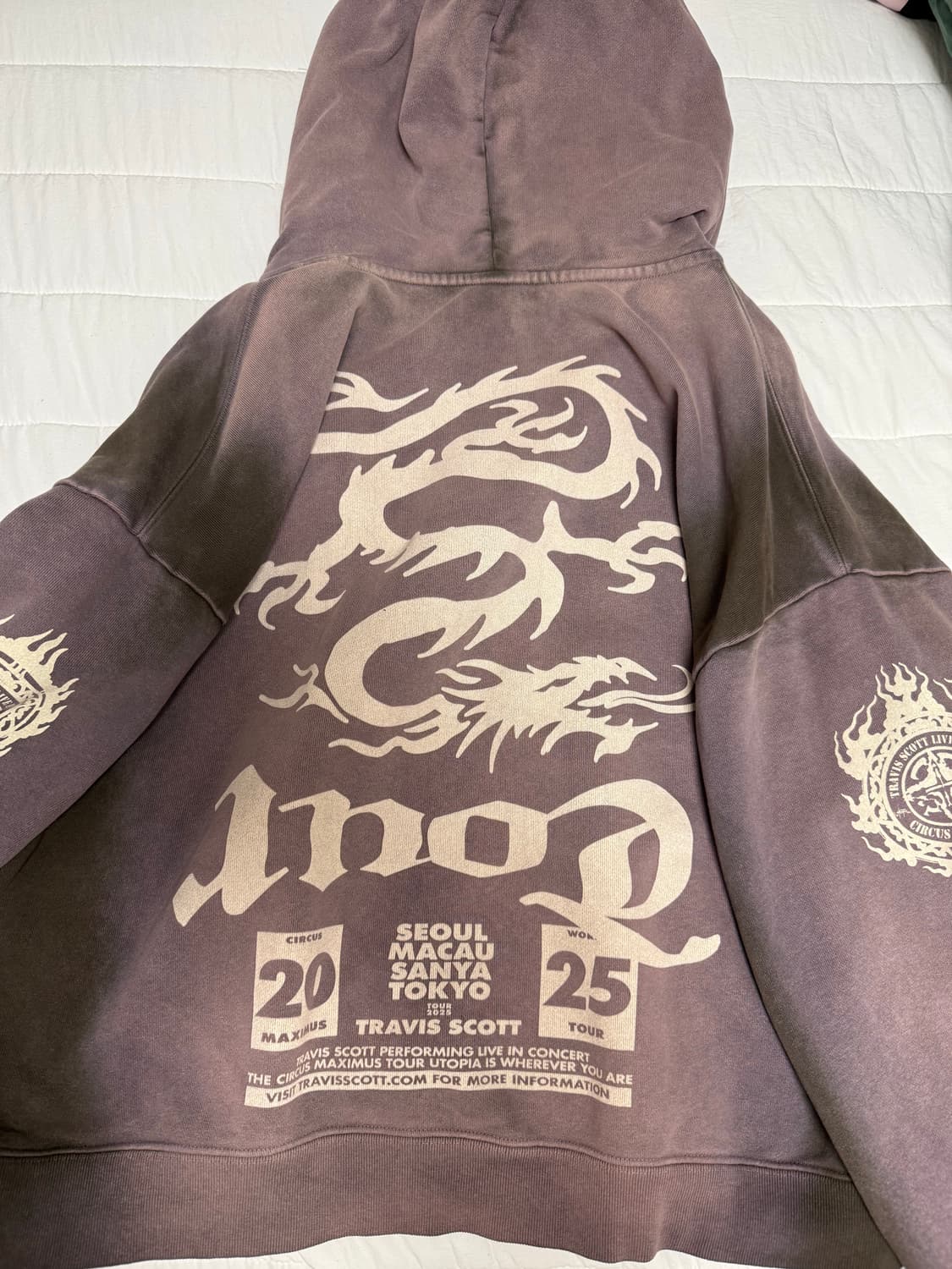 트래비스스캇 투어 후드집업 L사이즈 상품이미지2