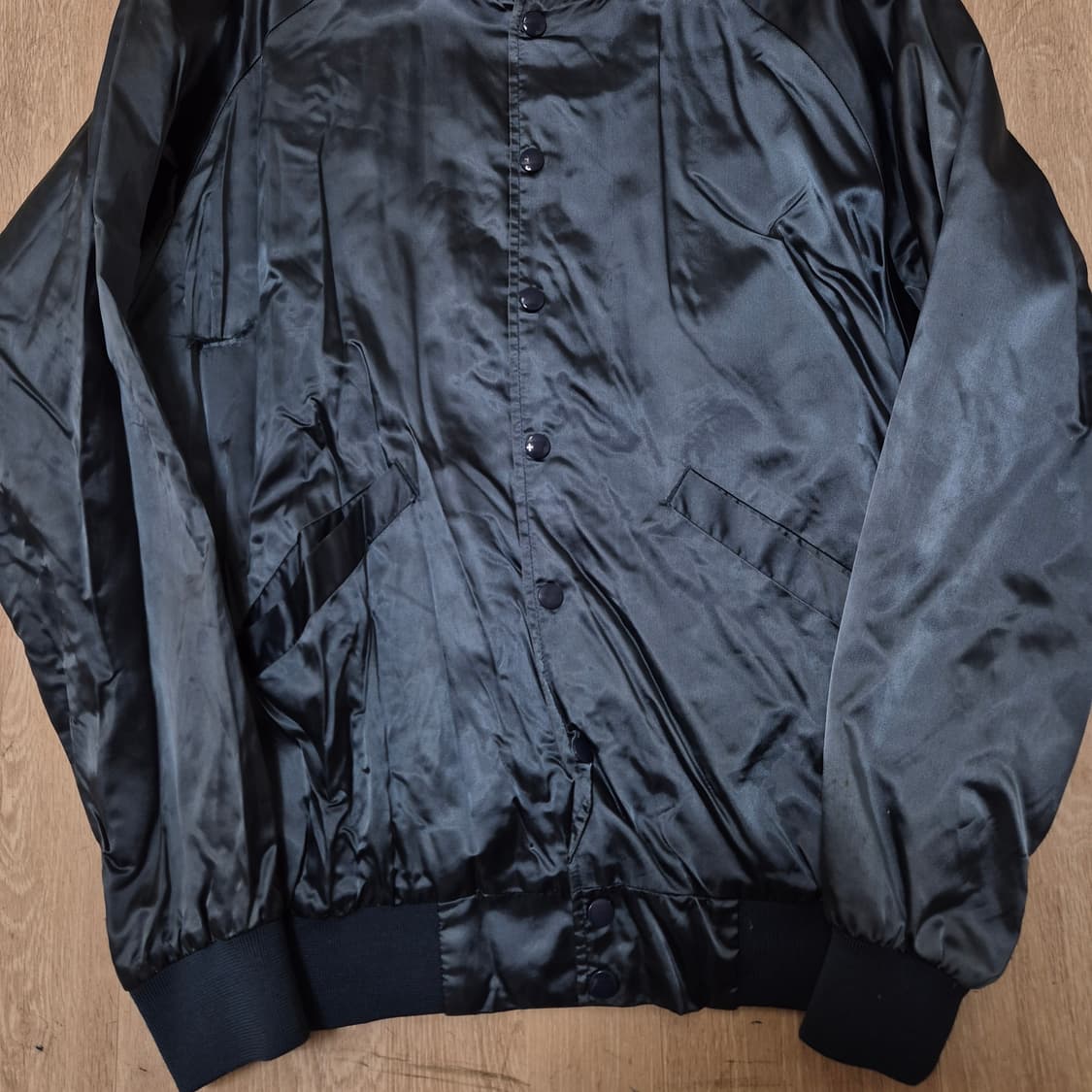 CANDINAL 칸디날 남성 올드스쿨 유광 스타디움 자켓 S(90) 상품이미지3