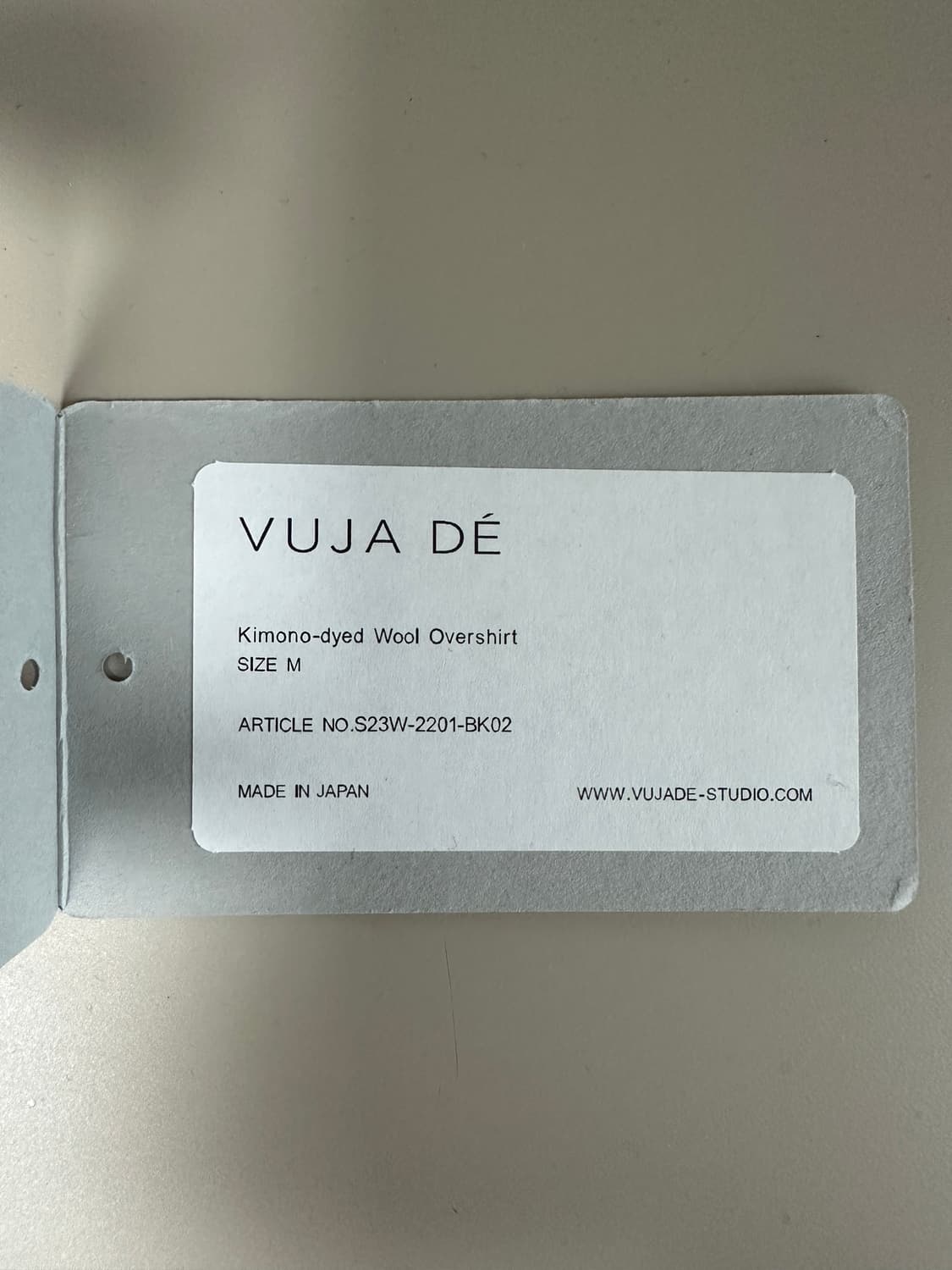 [M] KIMONO-DYED ALPACA WOOL OVERSHIRT 상품이미지6