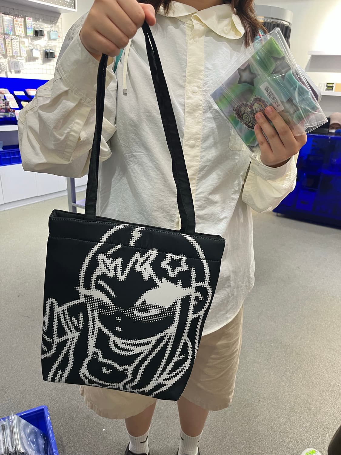 Kita 일러스트 새틴백 상품이미지10