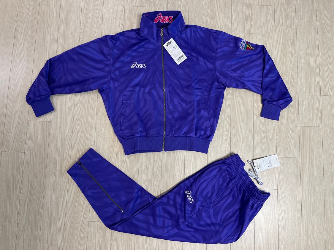 아식스 지브라 90s 올드 트랙탑 저지 셋업 2번 ASICS OLD 상품이미지1