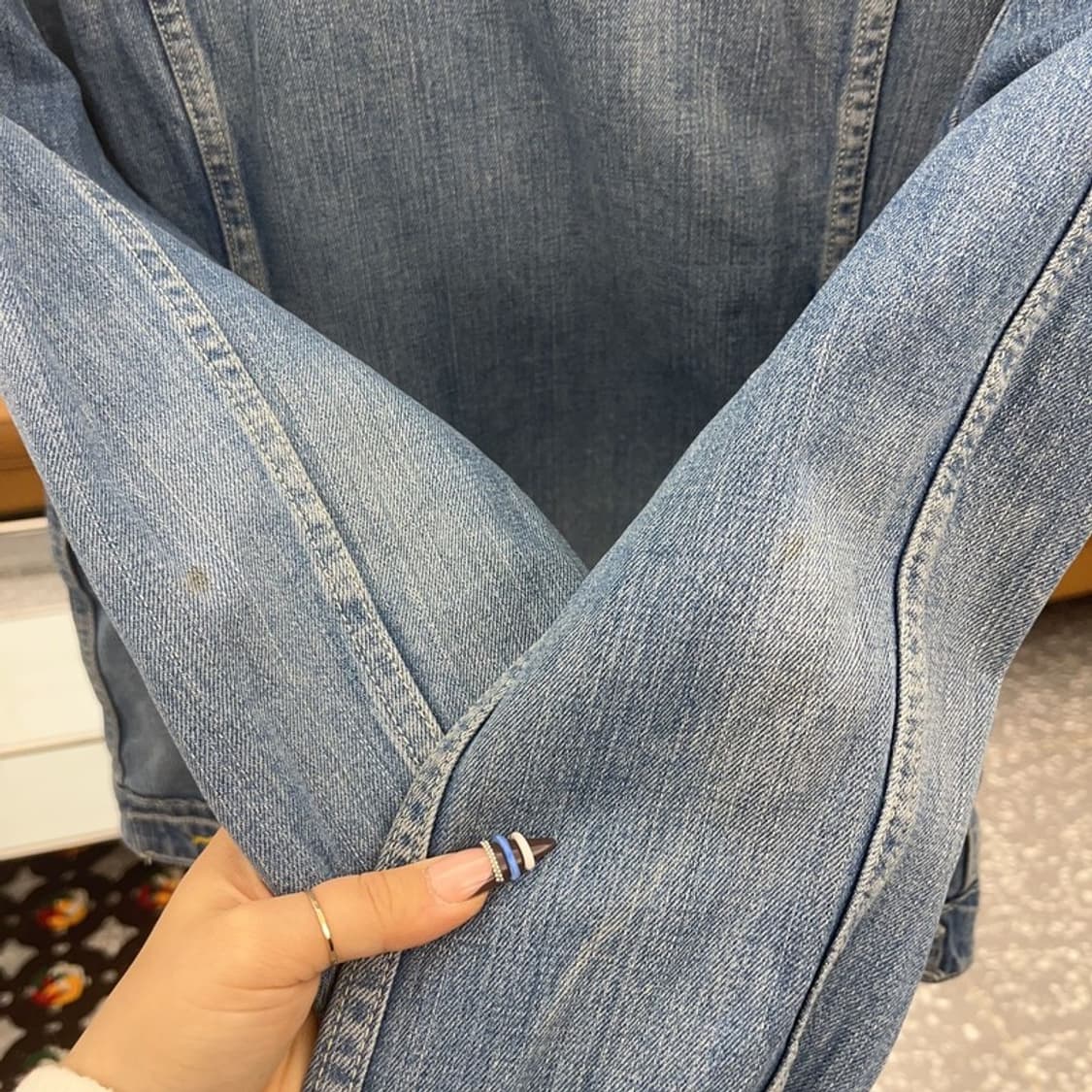 리바이스 올드스쿨 빈티지 워싱 데님 자켓 XL C07937 상품이미지6