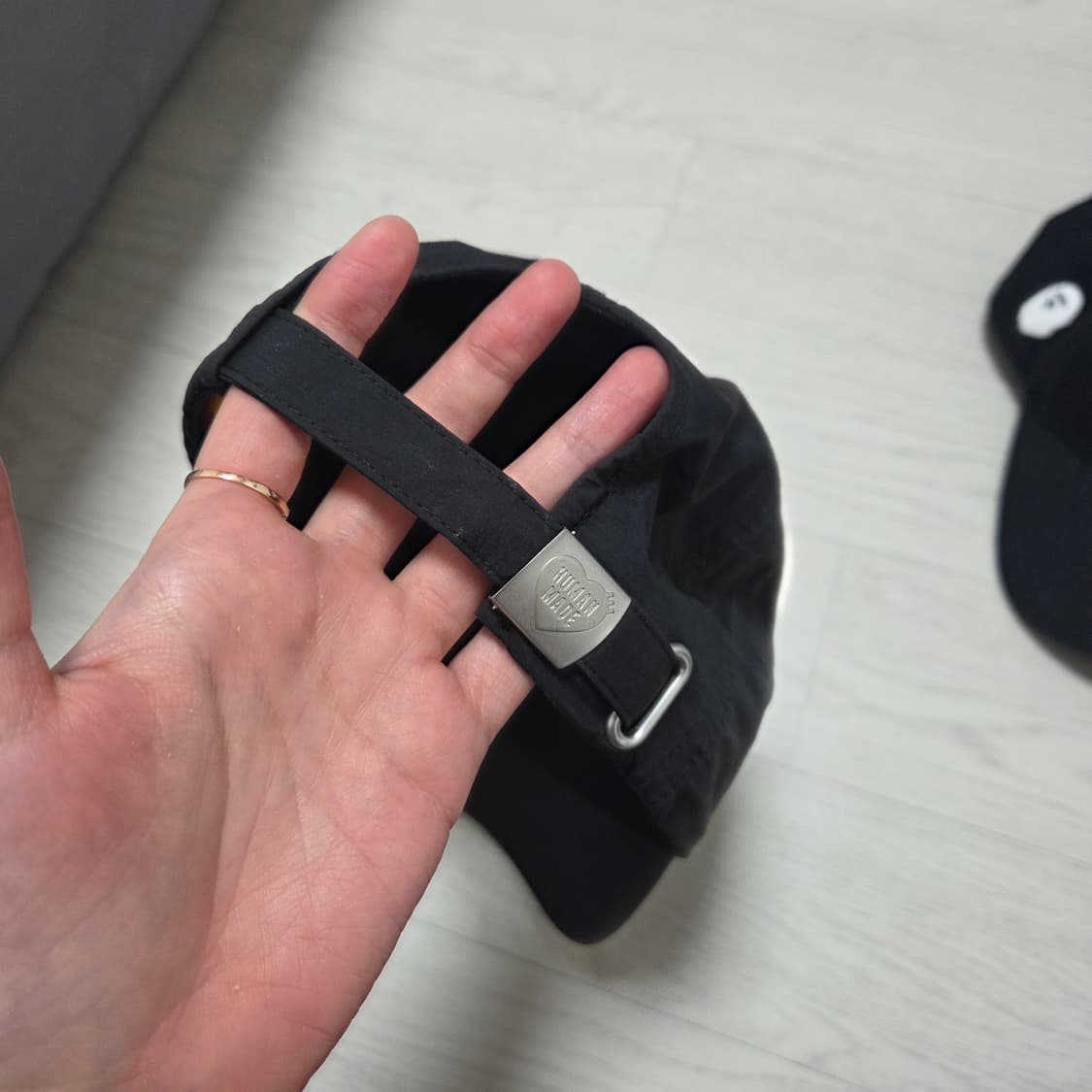 휴먼메이드 나일론 블랙 볼캡 상품이미지3