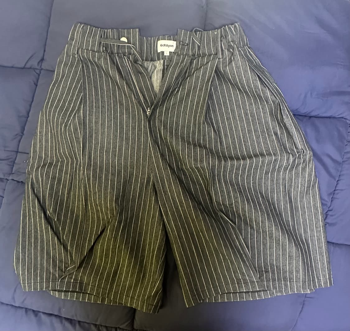 6CRayon 스트라이프 반바지  상품이미지3