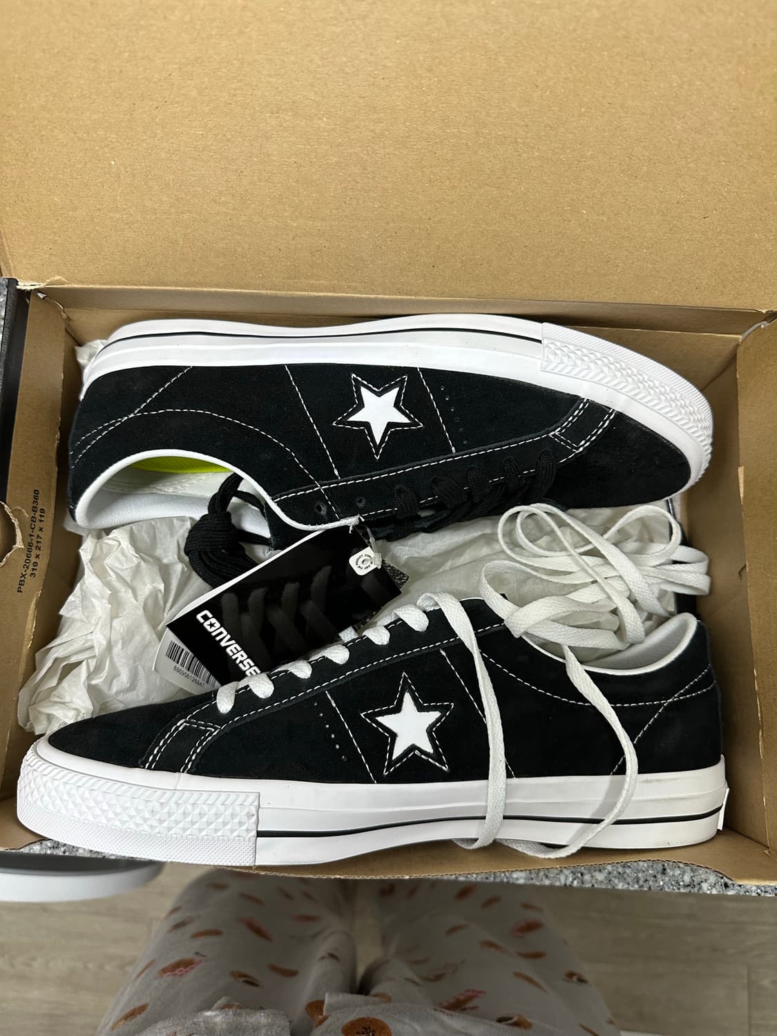 280 컨버스 원스타 스케이트 OX 블랙 새상품 상품이미지1