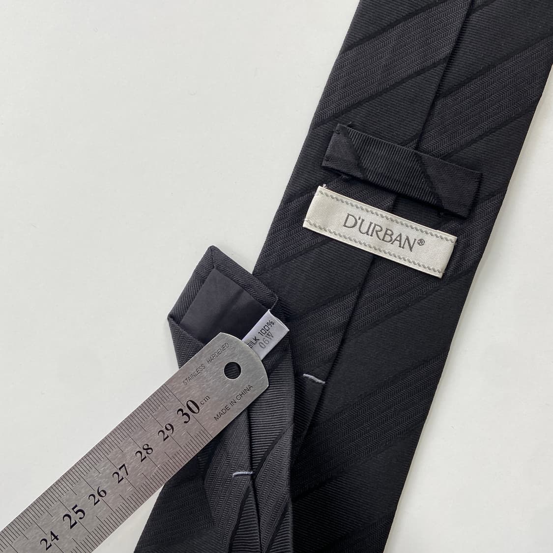 더반(D'URBAN) 명품 정품 블랙넥타이 상품이미지5