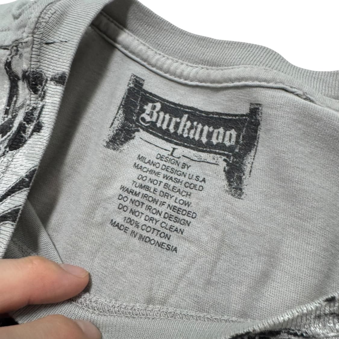 버커루 Y2K 오리엔탈 펑크 반팔티셔츠 상품이미지4