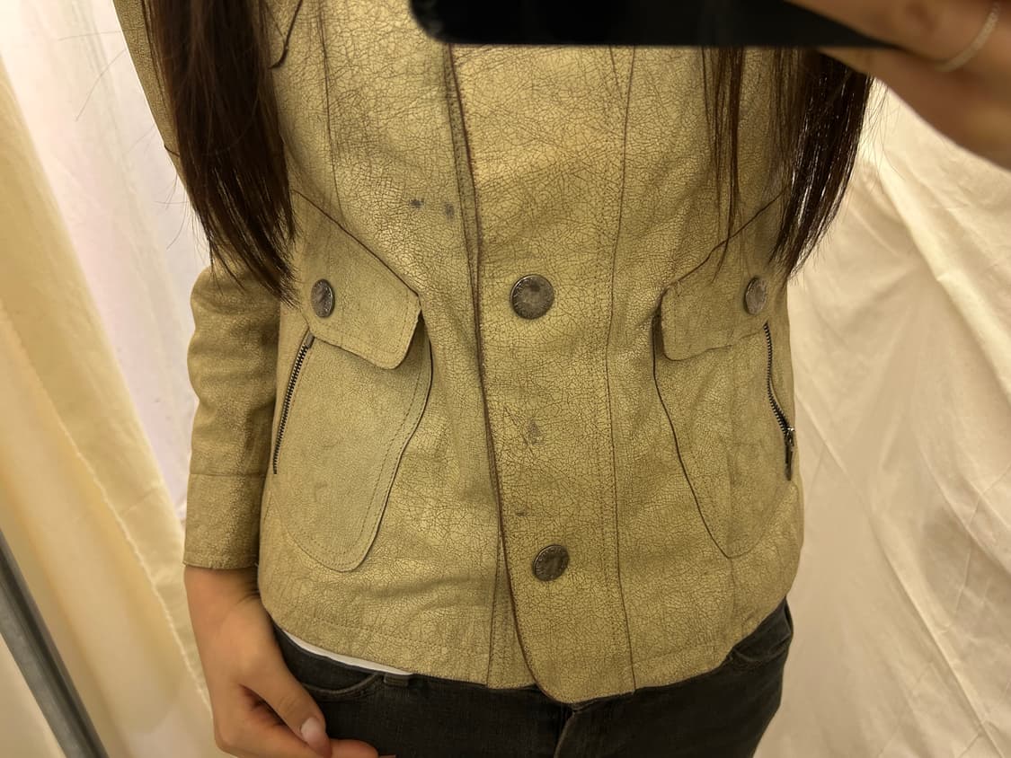 MCM flake leather jacket 상품이미지2