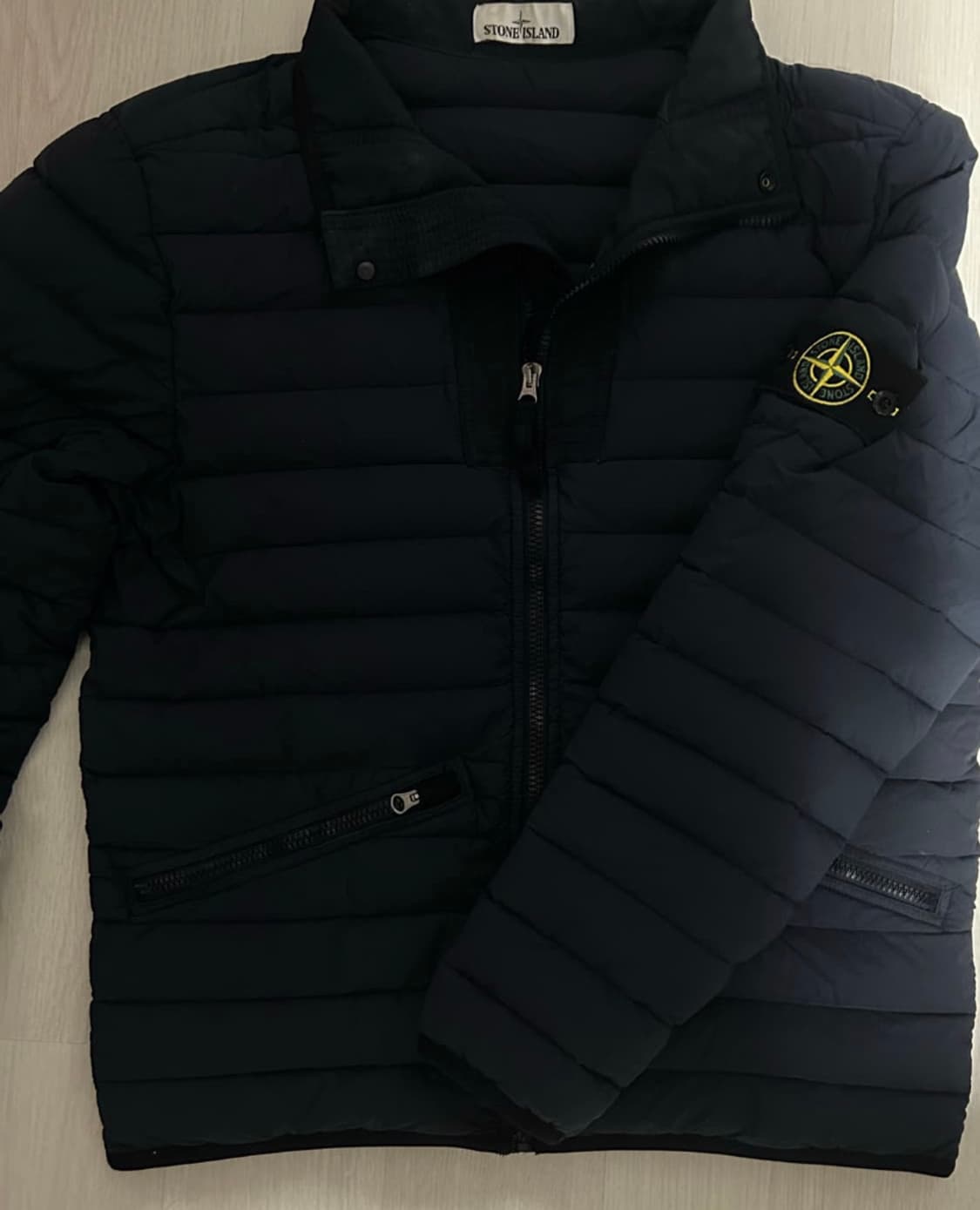 [정품] 스톤아일랜드 룸우븐 체임버스 경량 패딩 블랙 Xl 상품이미지2