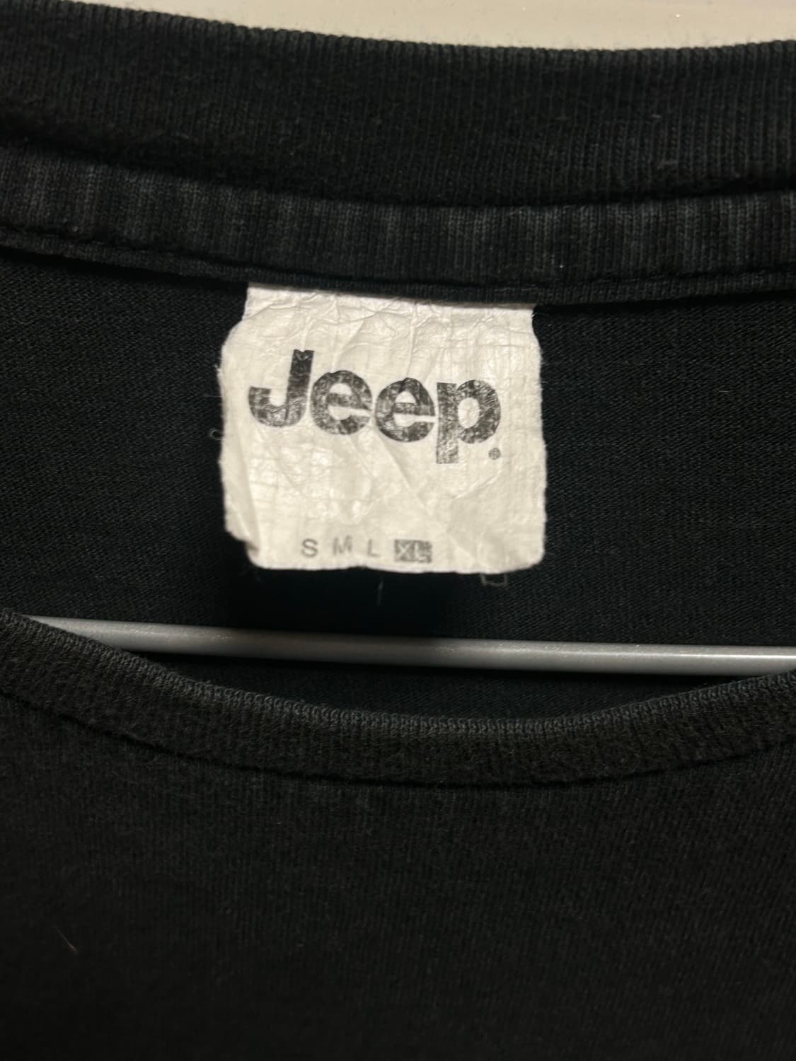 지프 아이코닉 반팔 티셔츠 블랙 XL 상품이미지2