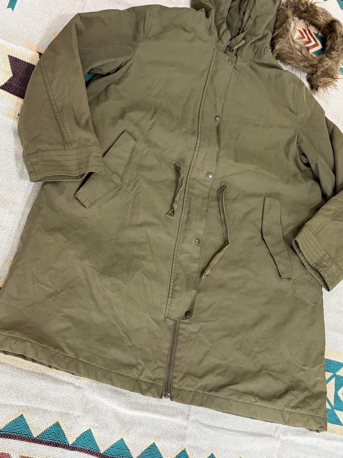 GU Quilted mod parka / 밀리터리 야상 모드 파카 상품이미지3