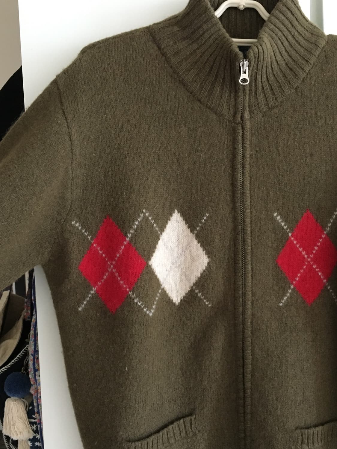 빈티지 니트 집업 상품이미지2