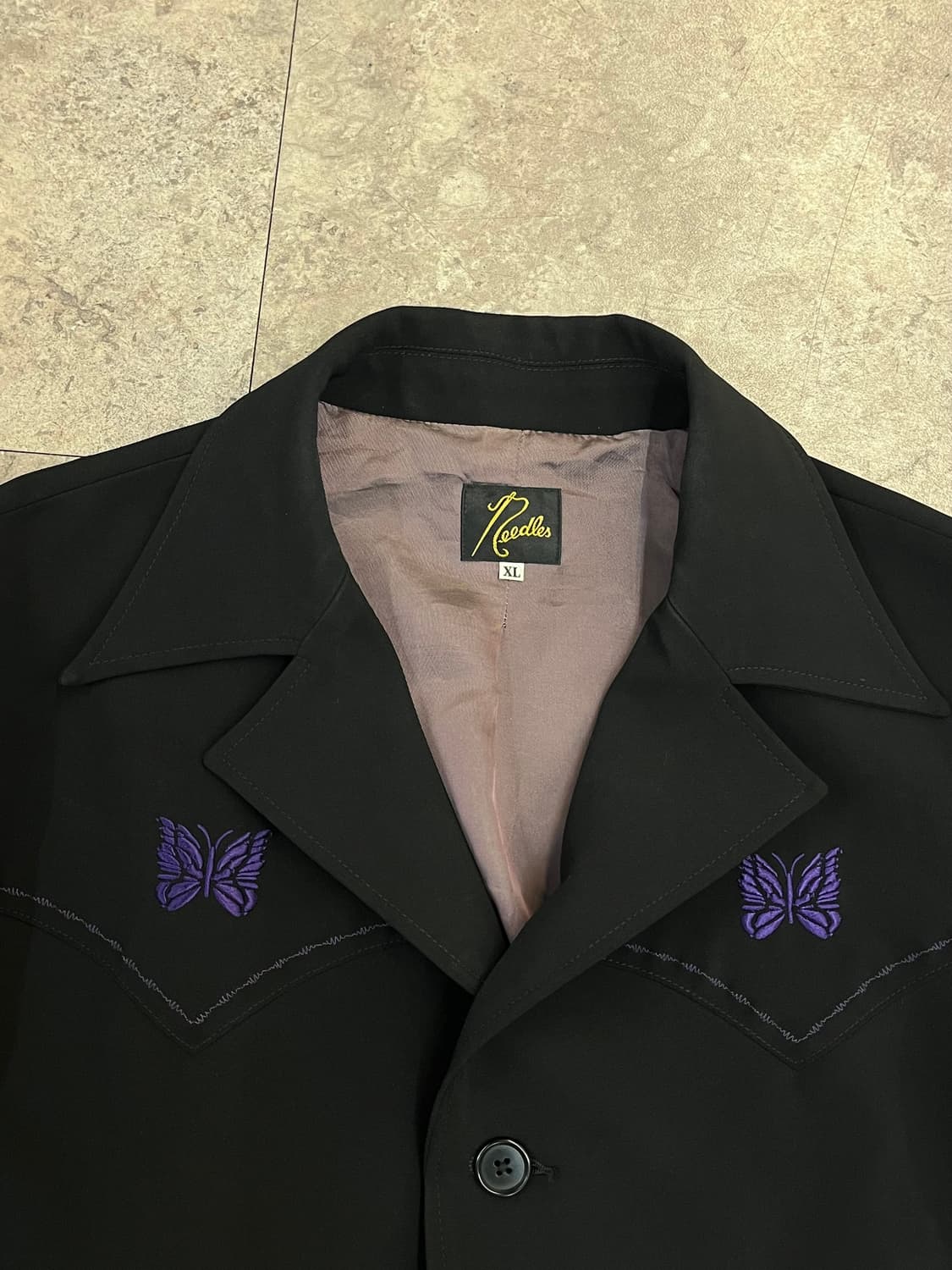 니들스 웨스턴 레저 자켓 블랙 XL #csz2479 상품이미지4