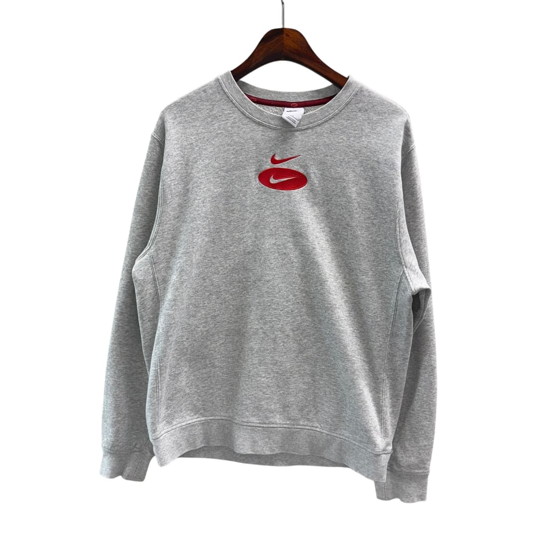 [L] 나이키 그레이 레드로고 맨투맨 상품이미지3