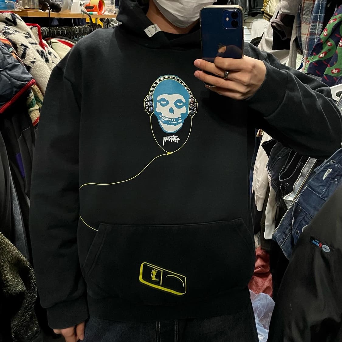 스투시(STUSSY) 스컬헤드 후드티 상품이미지1