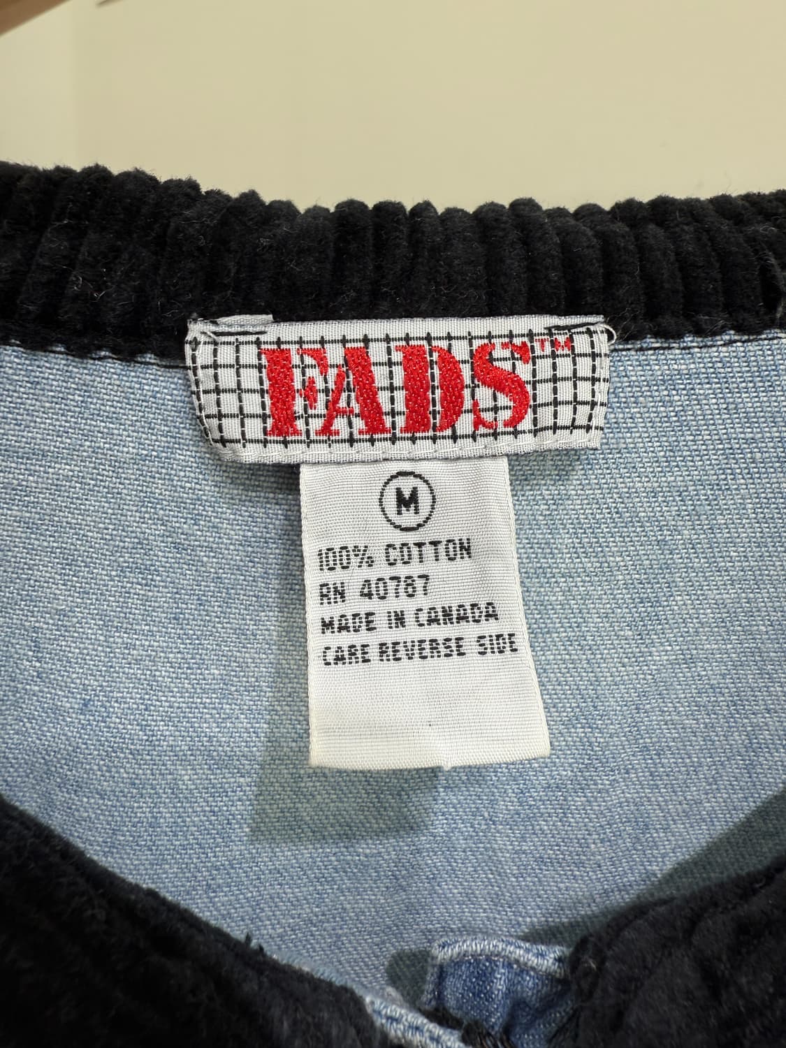 빈티지 FADS (Made in Canada) 데님 원피스 상품이미지6
