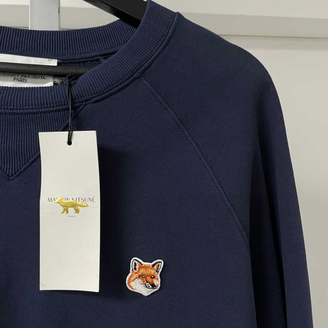 메종키츠네 네이비 폭스 맨투맨 새상품 L 상품이미지4