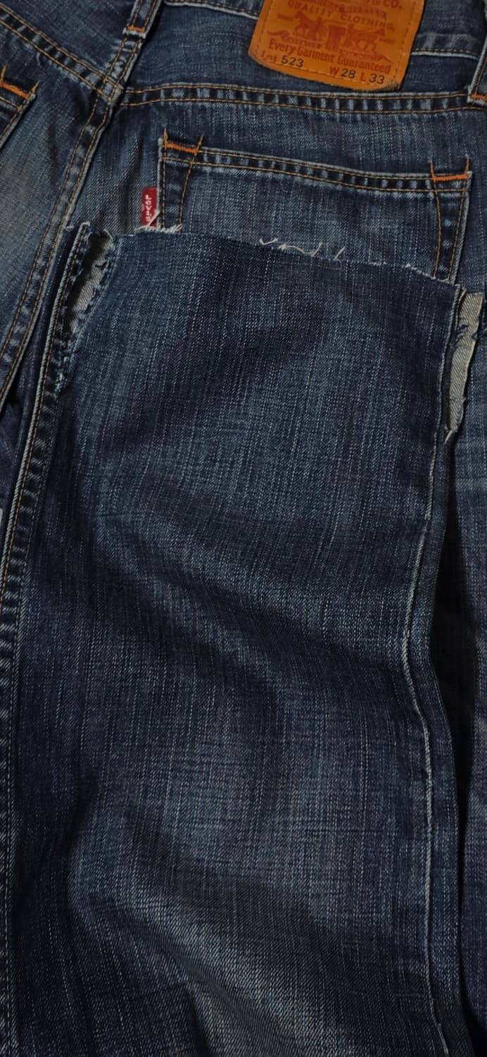 리바이스 523 청바지 W28 상품이미지6