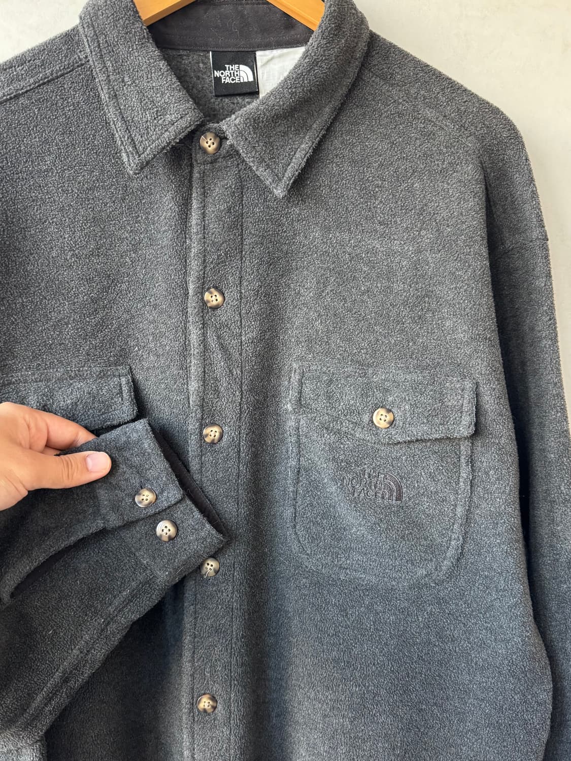 90s 노스페이스 플리스 셔츠 상품이미지7