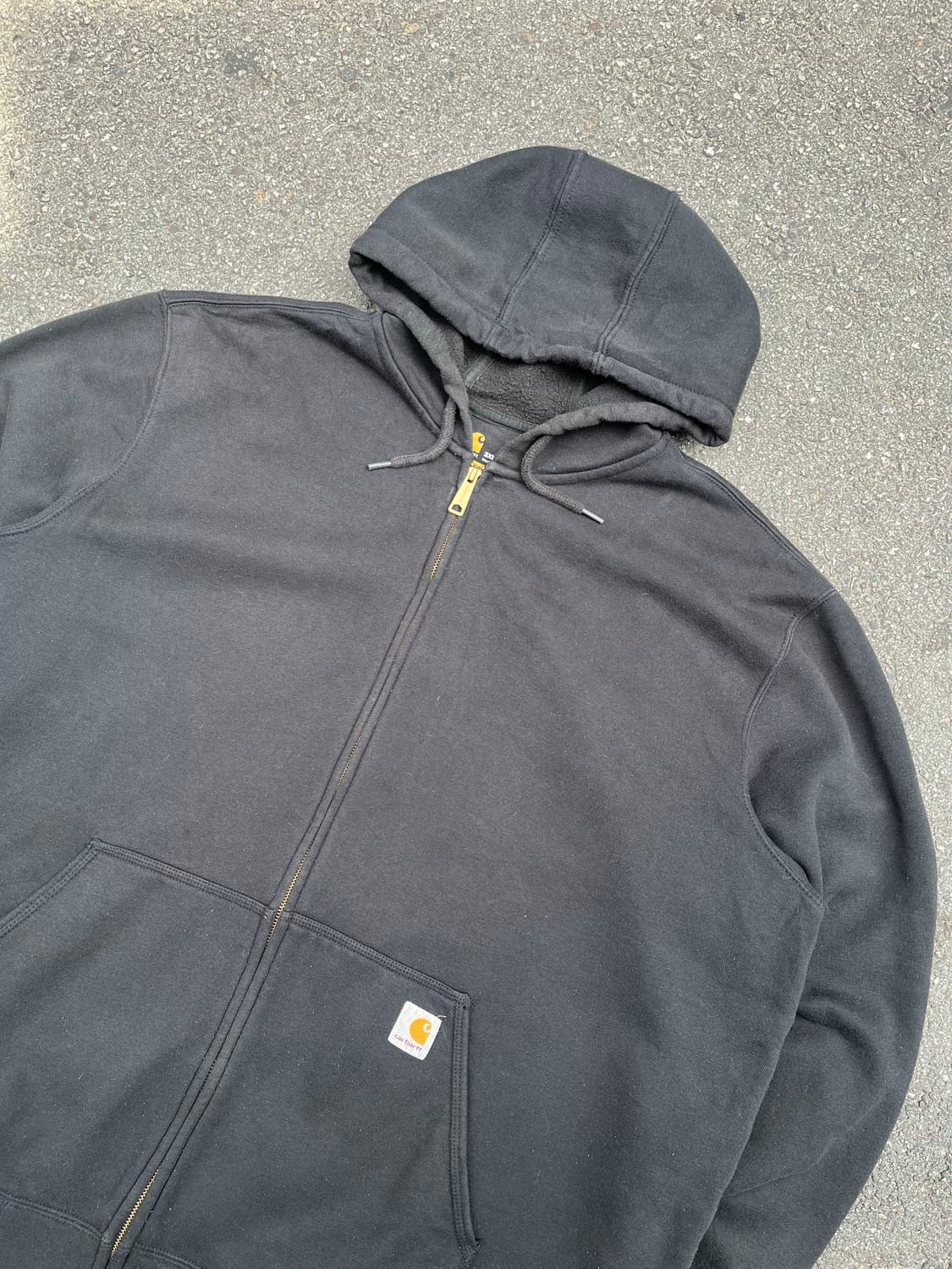 3XL) Carhartt Black Hooded Zip-Up 상품이미지2