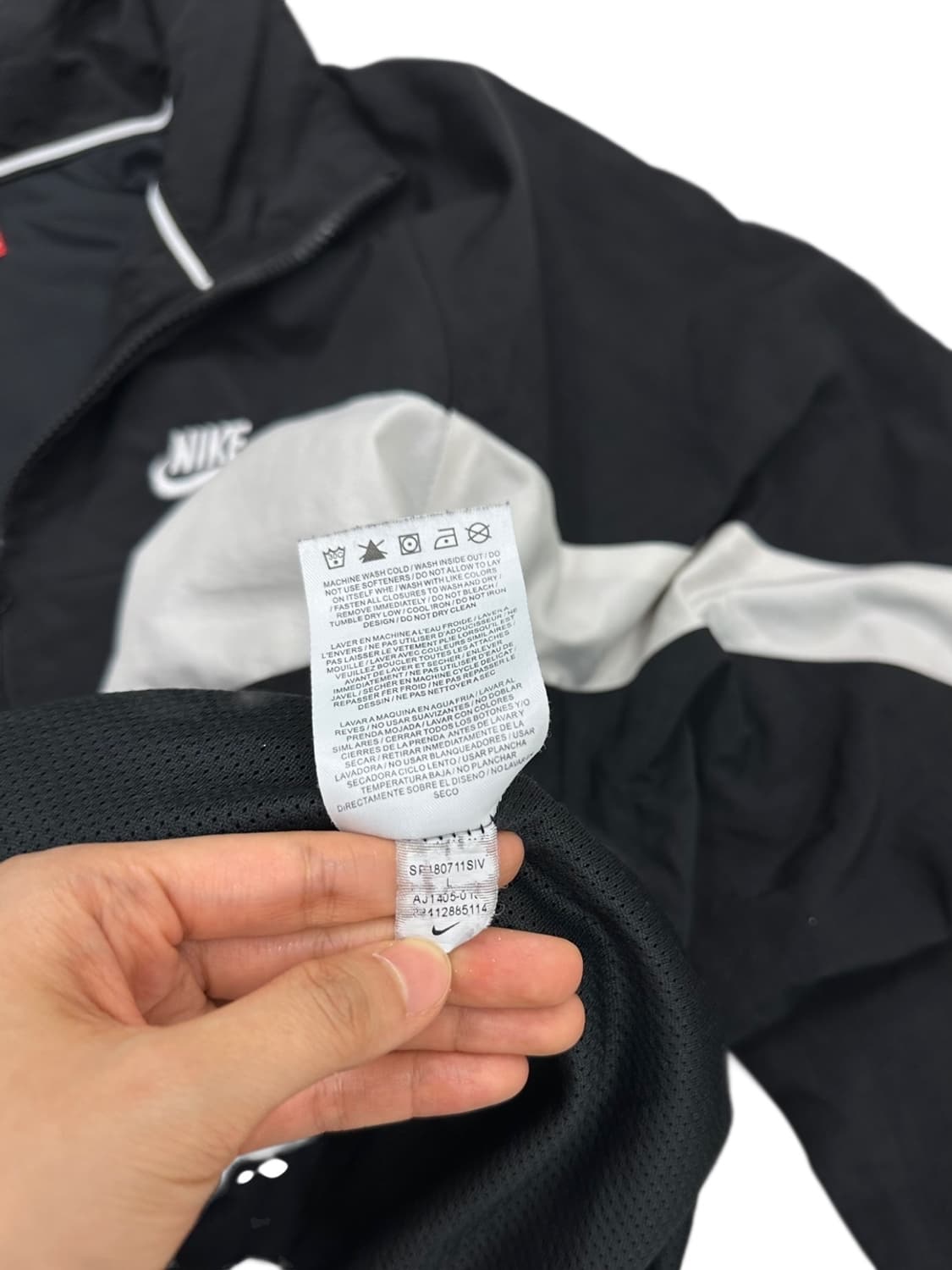 나이키 빅스우시 바람막이 반집업 블랙 (L~XL)  상품이미지10
