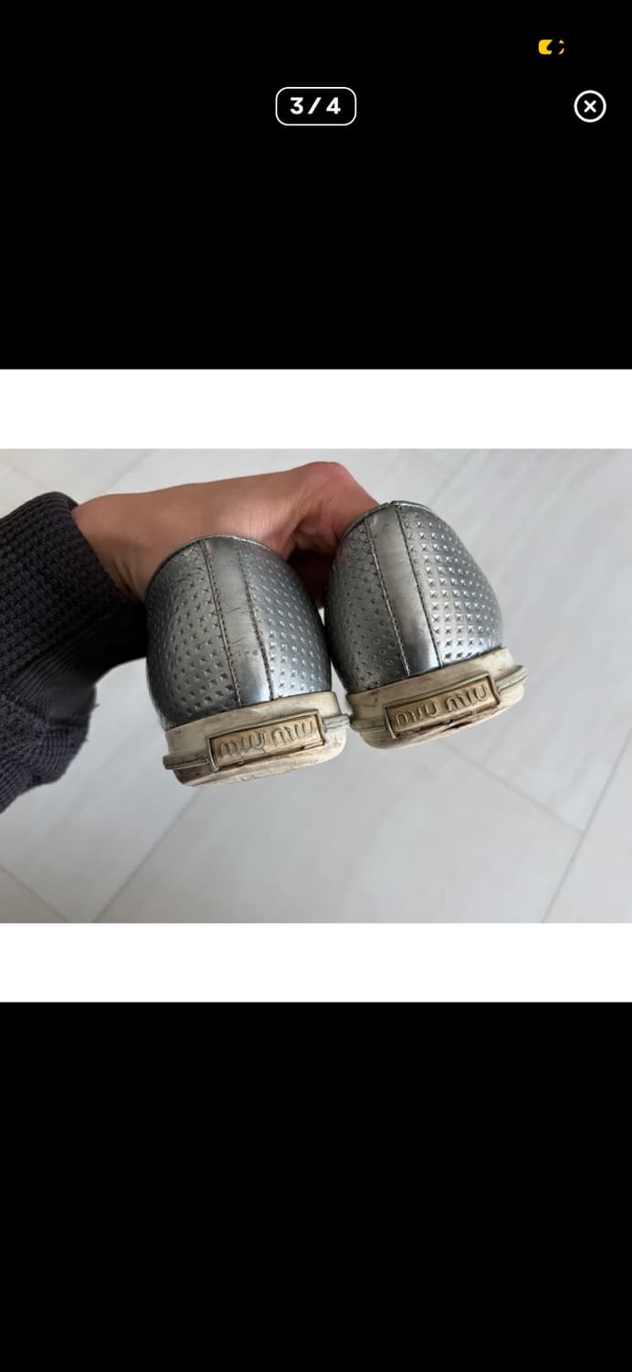 미우미우 메탈 토 슬립온 상품이미지3