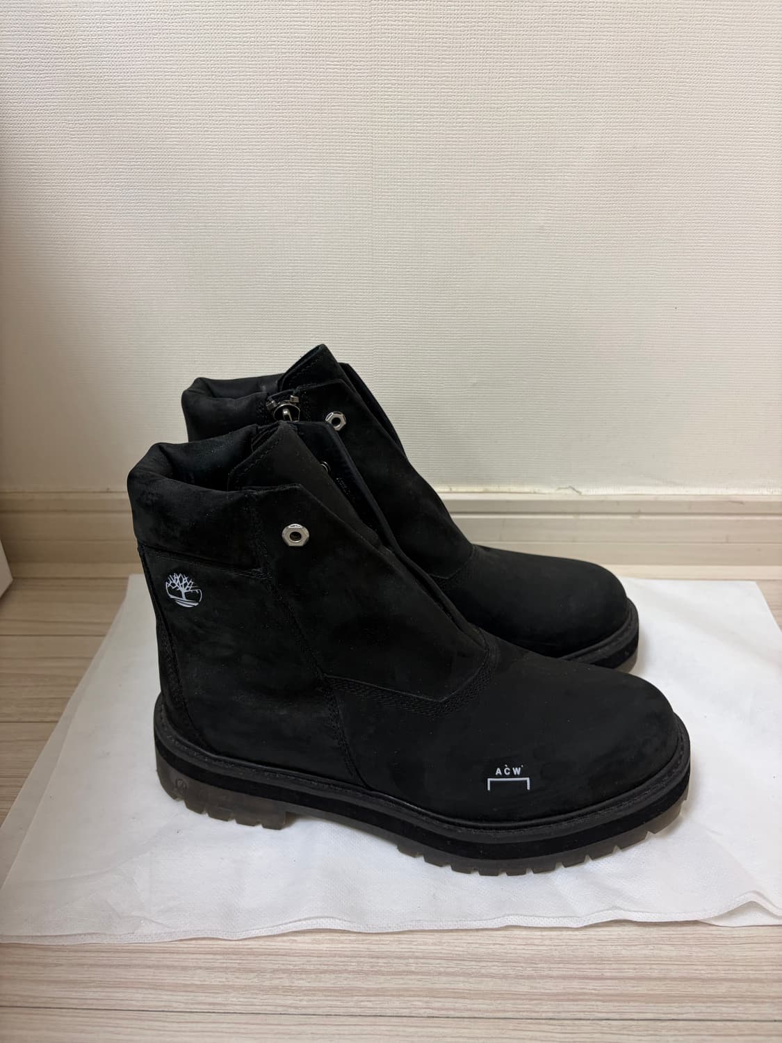 [265] 팀버랜드 x 어콜드월 6인치 사이드집 부츠 제트 블랙 상품이미지5