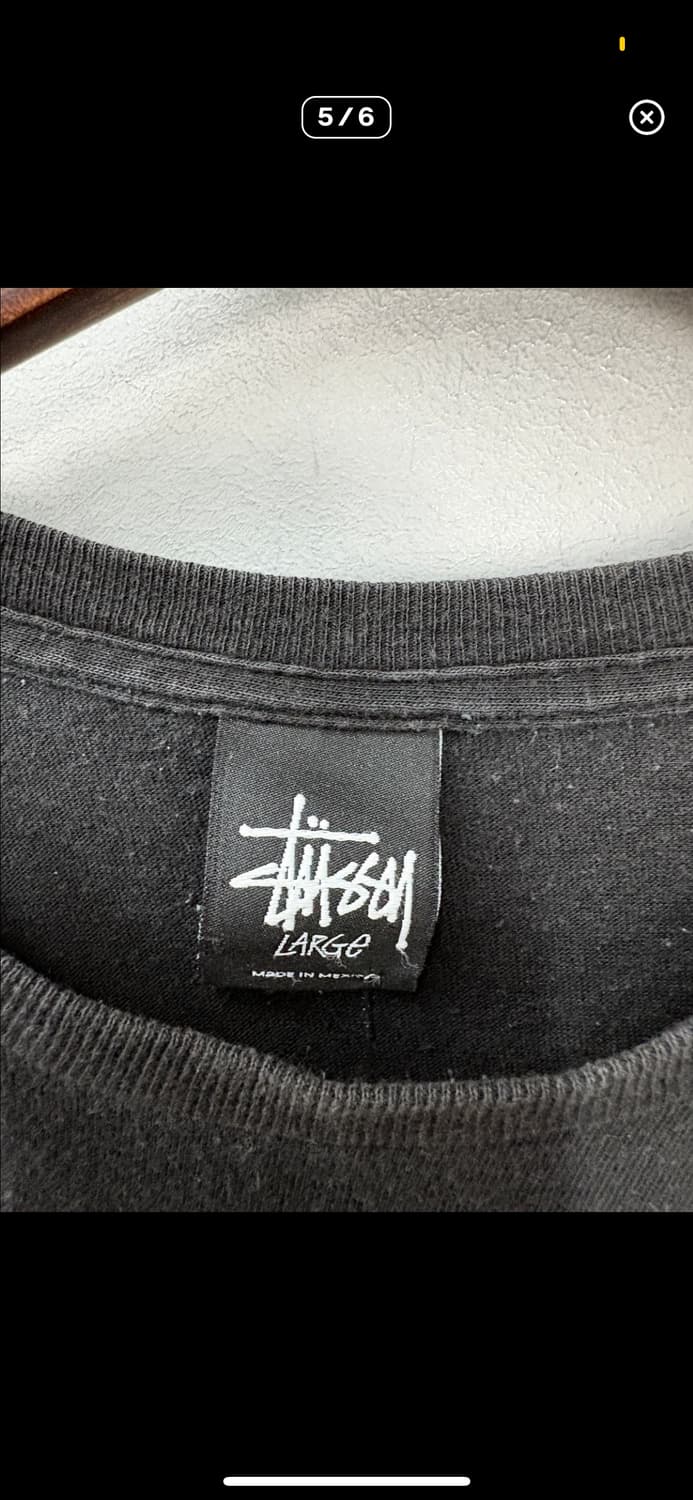 스투시 빅 그래픽 블랙 반팔 H2528 상품이미지5