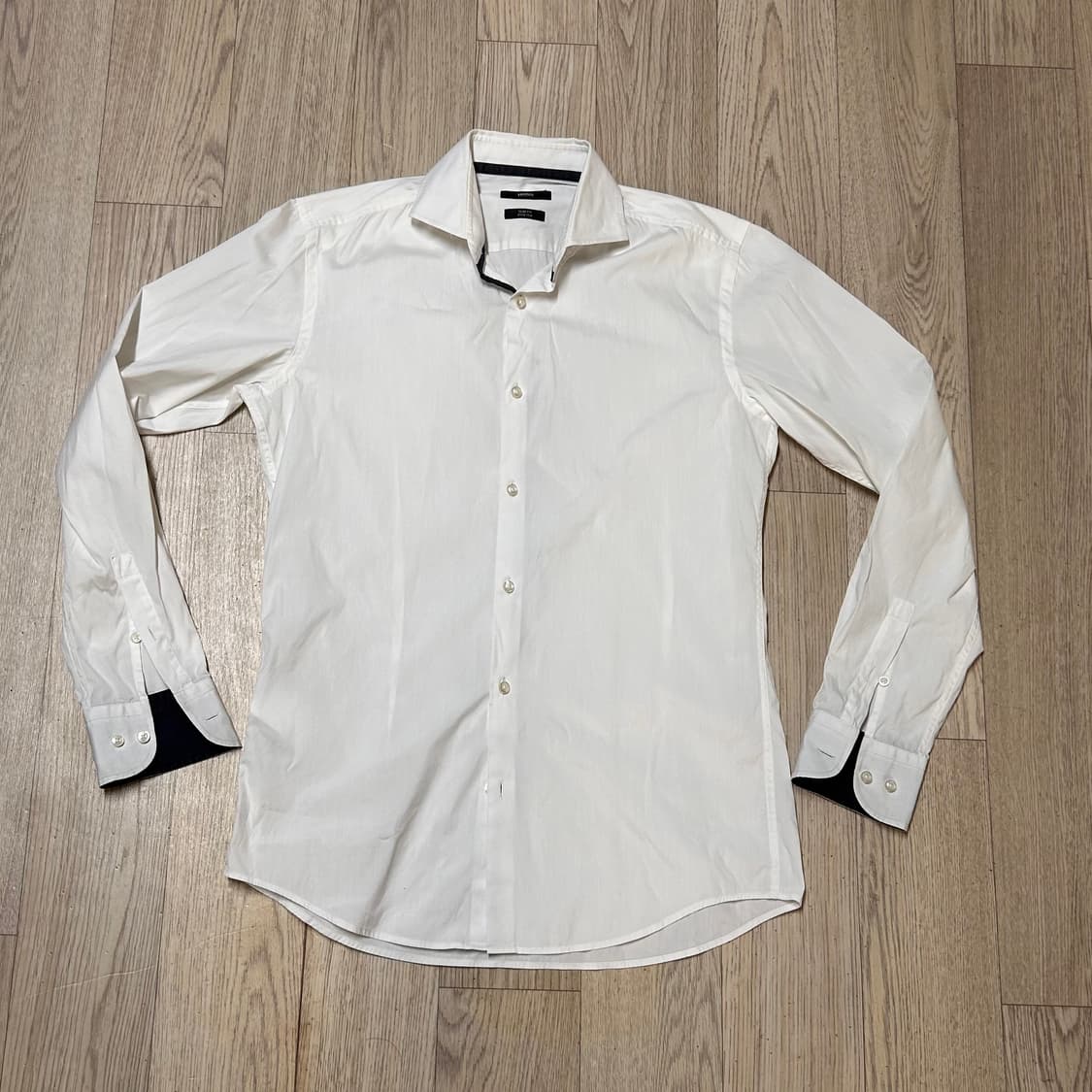 보스 슬림핏 국문정품 화이트 셔츠 95 상품이미지1