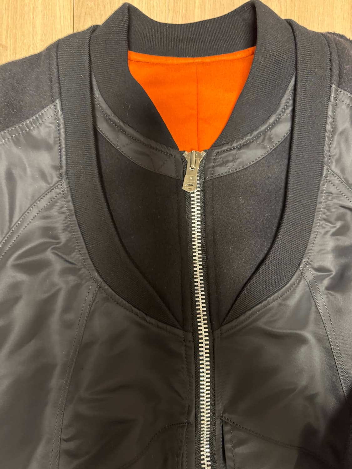 (44)솔로이스트 에크루 이중봄버 상품이미지3