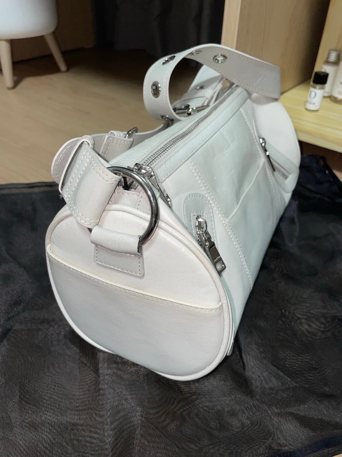 쓰리타임즈 crinkle vegan leather bag 상품이미지7