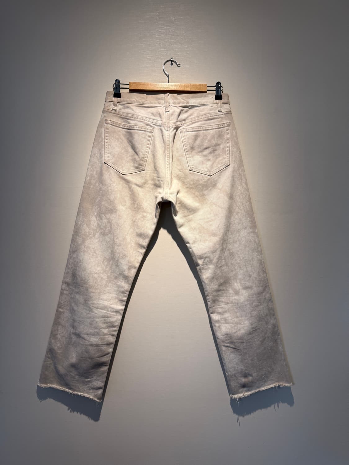 20AW Snow-Washed Cut-off Denim 상품이미지5