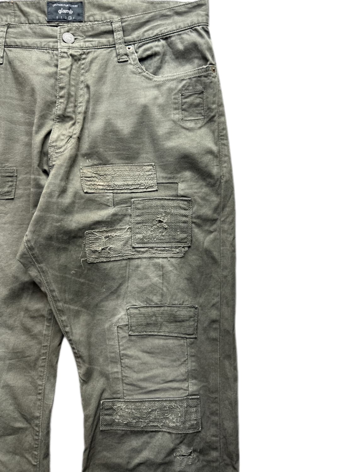 글램 패치워크 팬츠 3(-34in) 상품이미지4