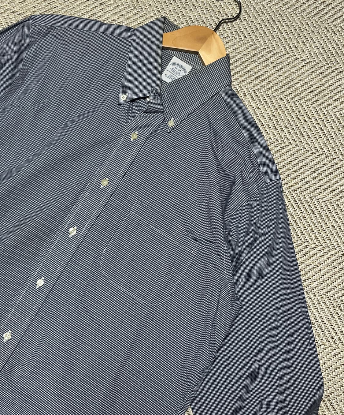 공용 브룩스브라더스 잔체크 셔츠 남방 100 상품이미지7