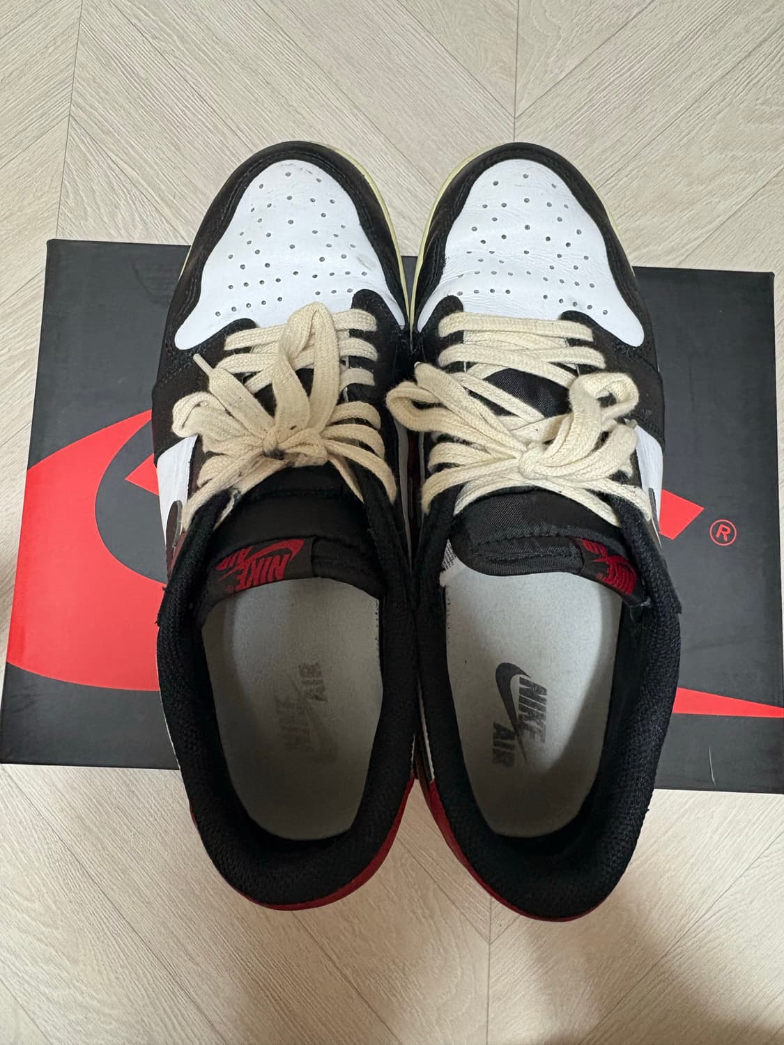 [290] 나이키 조던1 로우 블랙토 상품이미지2