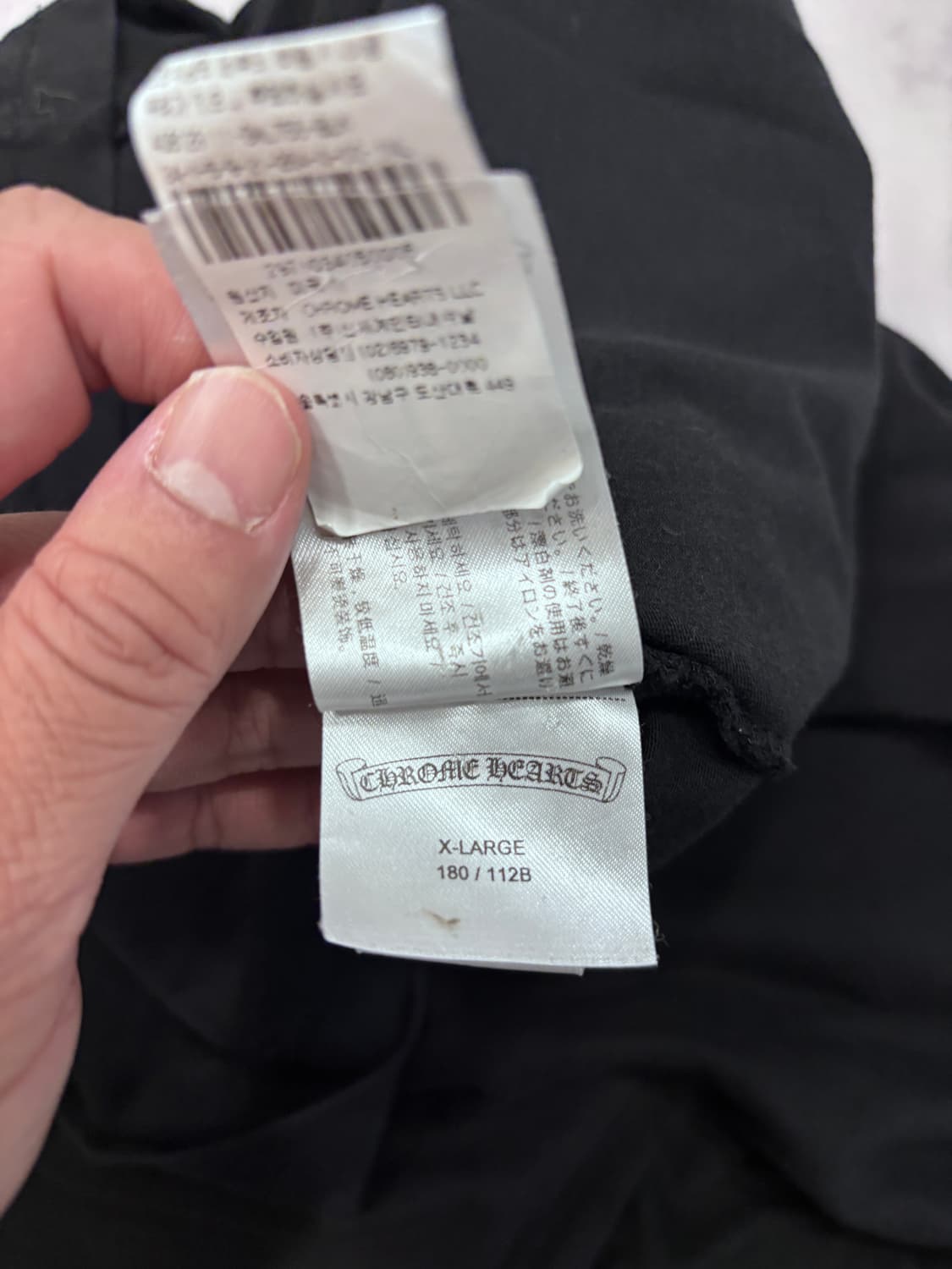 크롬하츠 넥로고 반팔 xl 상품이미지9