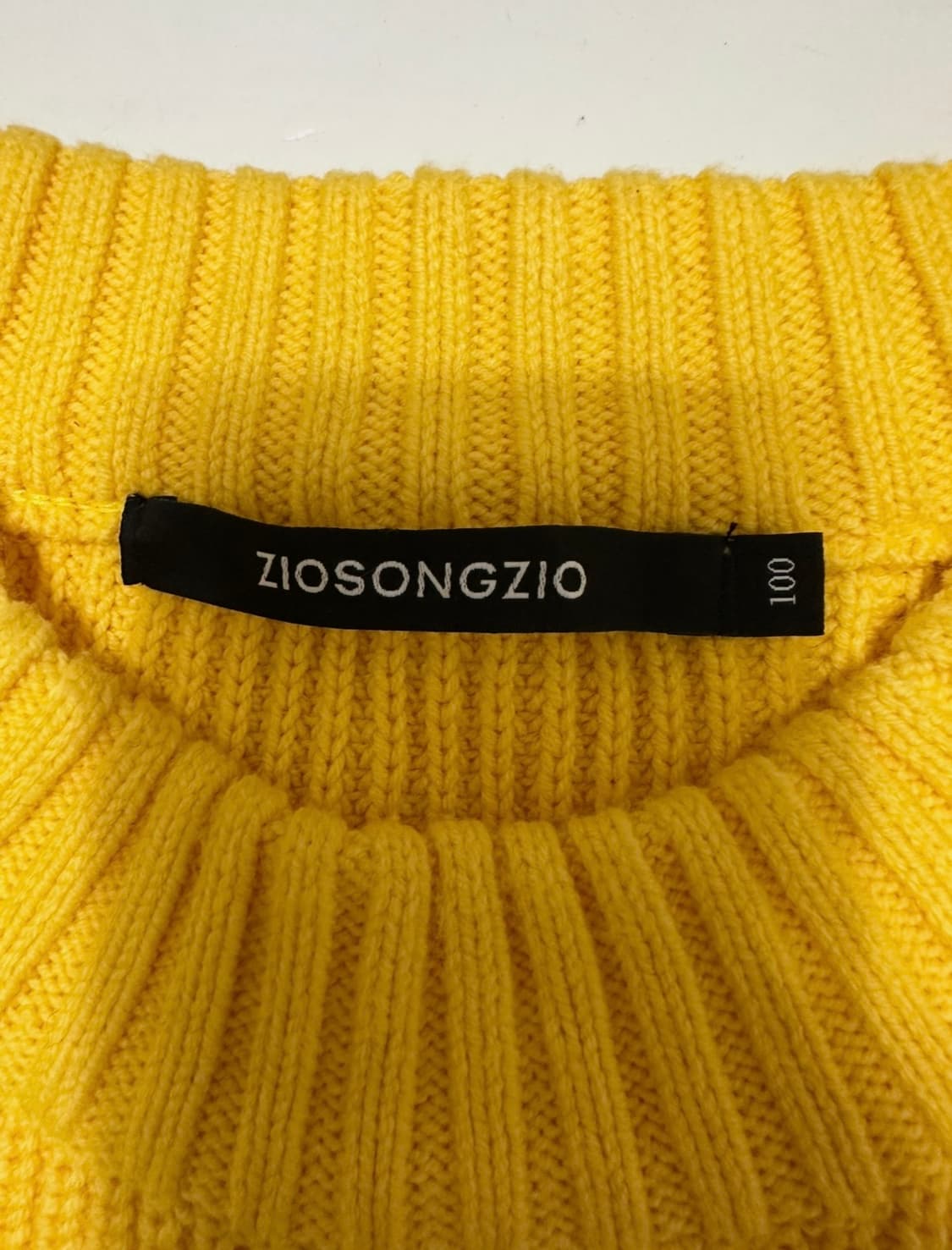 지오송지오 자수 니트 스웨터 상품이미지5