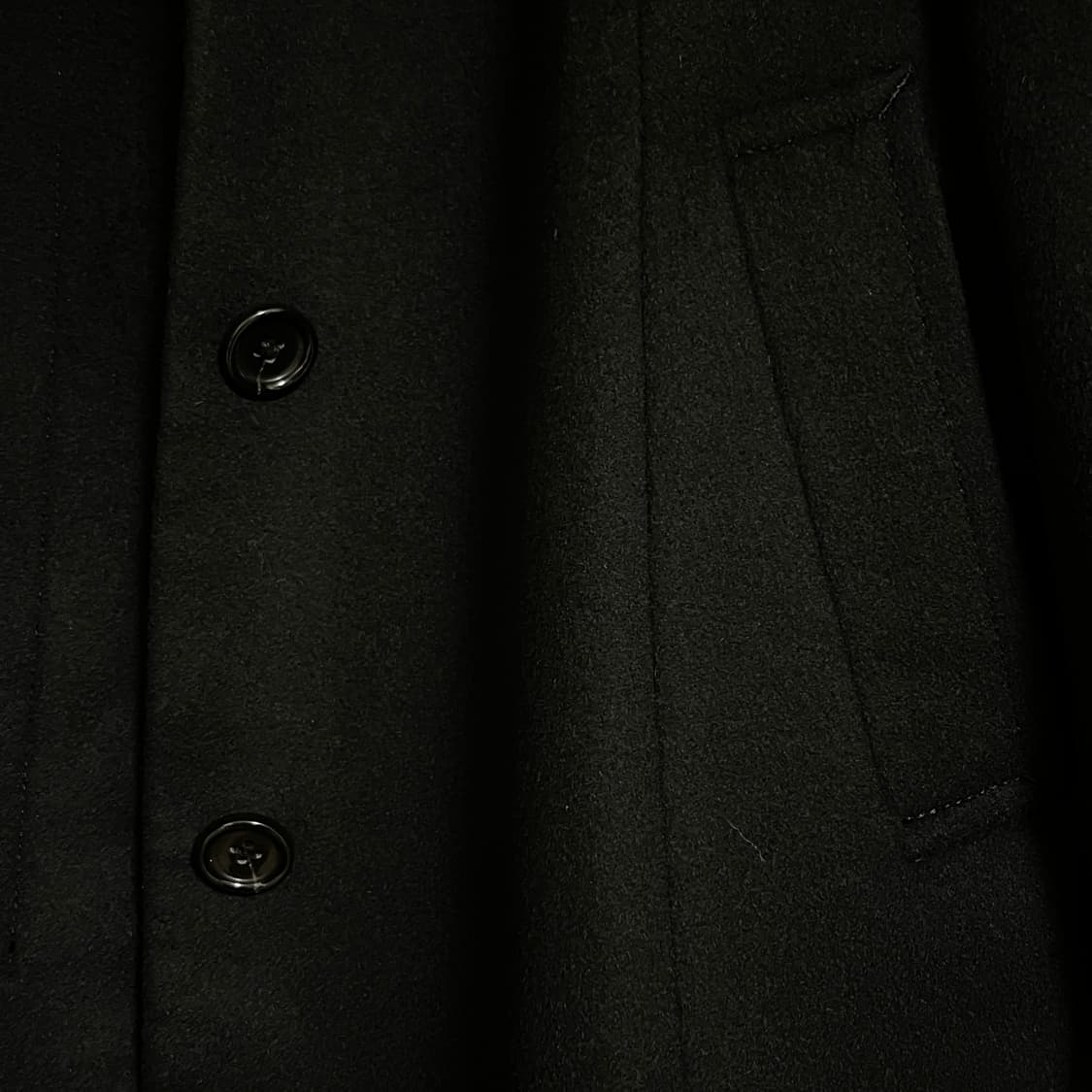 [23区] Black Cashemere Wool Coat 상품이미지5