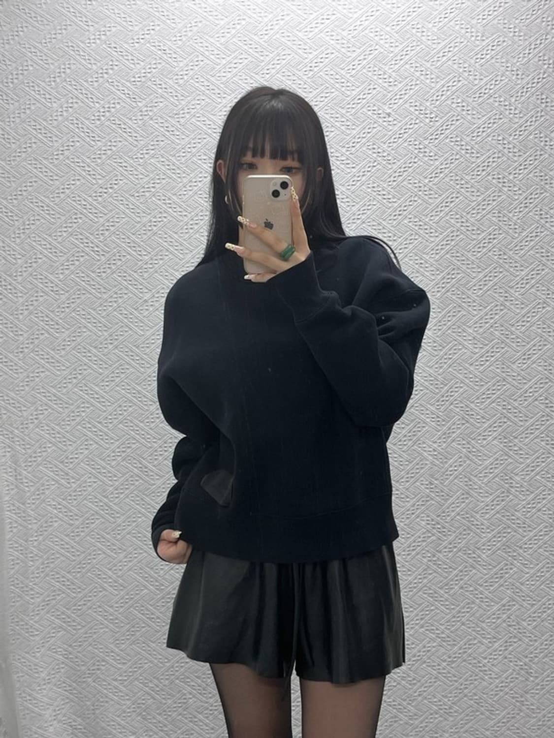 아미 블랙라벨 모던시크 캐주얼 약기모 맨투맨 105 C09911 상품이미지2