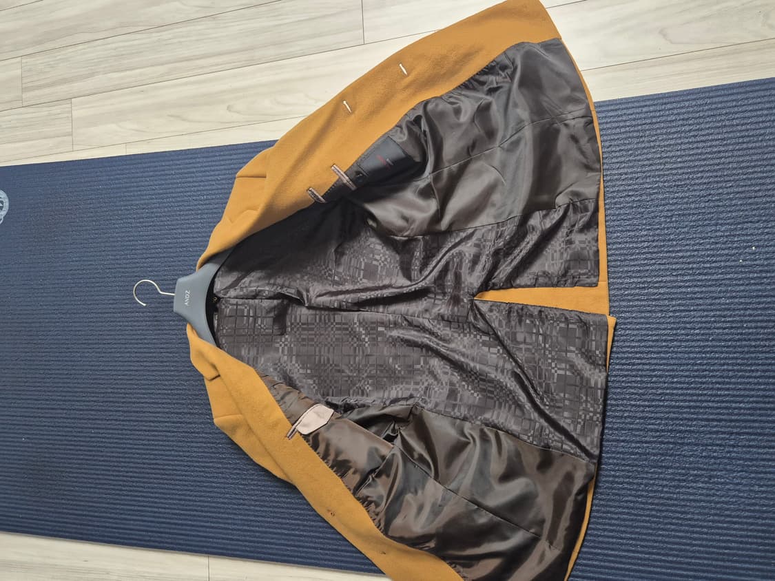 파렌하이트 카멜 자켓 코트 95에서 100 상품이미지8