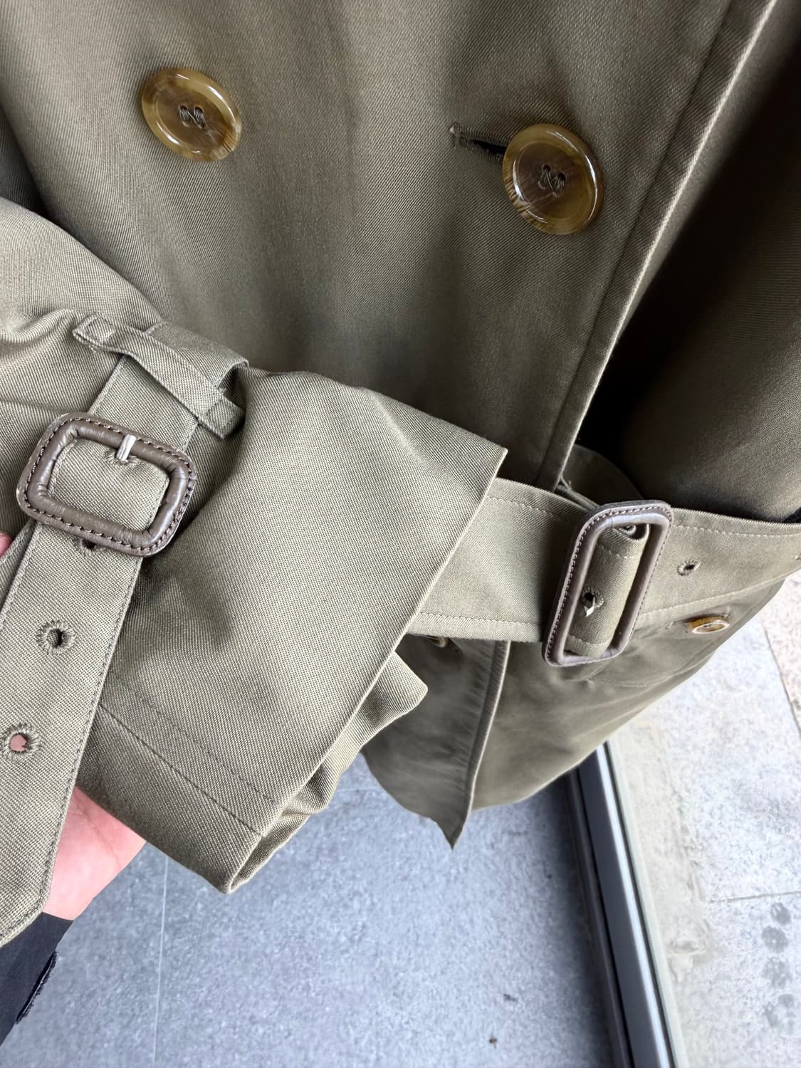 .UK14/ 버버리 벨티드 원패널 트렌치코트 자켓 상품이미지5