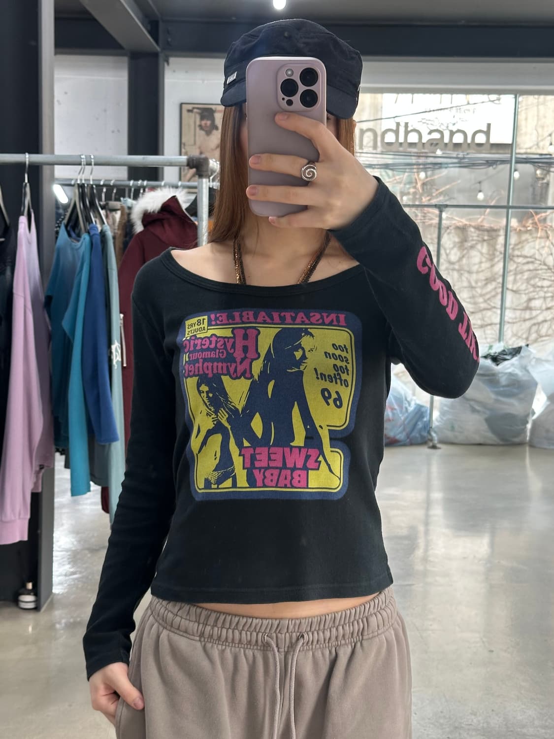 히스테릭글래머 히스걸 카툰 롱슬리브 상품이미지4